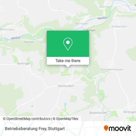 Betriebsberatung Frey map