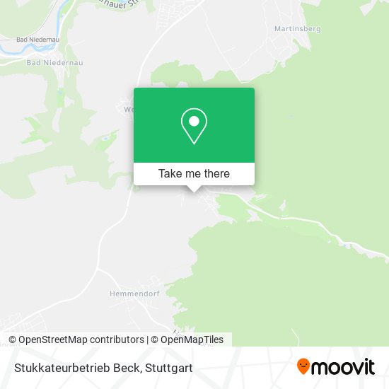Stukkateurbetrieb Beck map