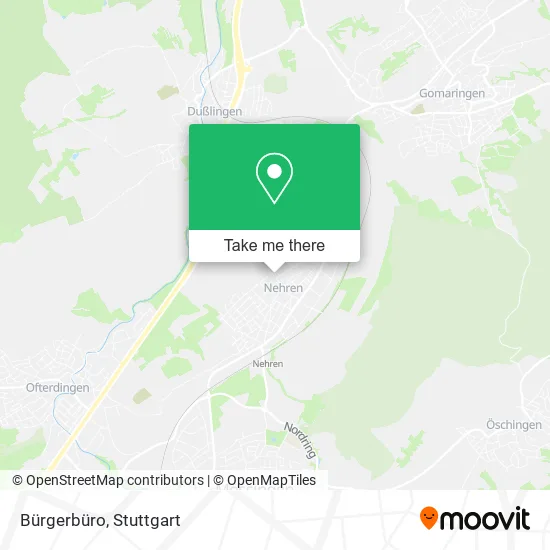 Карта Bürgerbüro