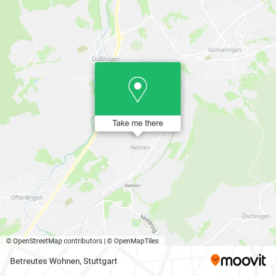 Карта Betreutes Wohnen