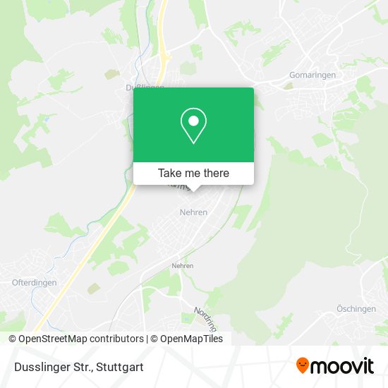 Dusslinger Str. map