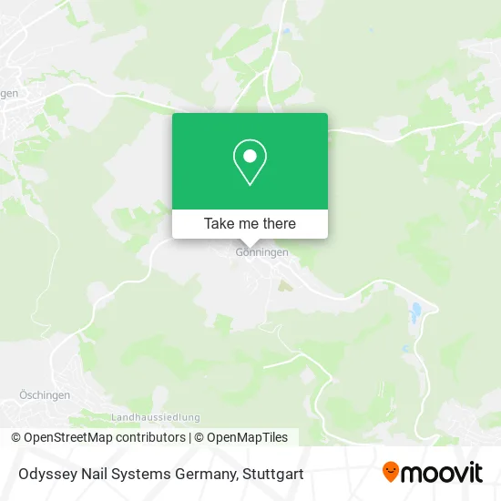 Карта Odyssey Nail Systems Germany