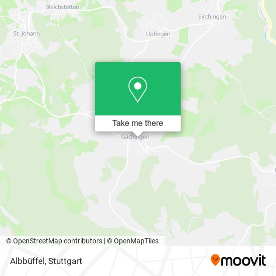 Albbüffel map