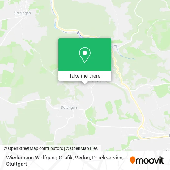 Карта Wiedemann Wolfgang Grafik, Verlag, Druckservice