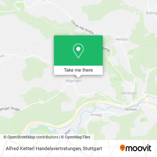 Карта Alfred Ketterl Handelsvertretungen