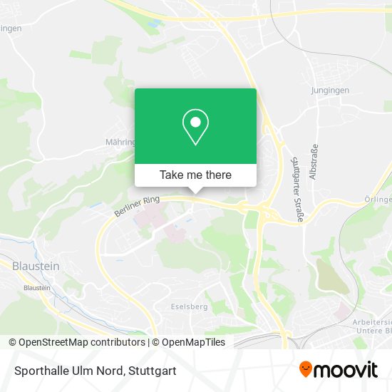 Sporthalle Ulm Nord map