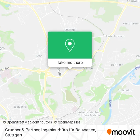 Карта Gruoner & Partner, Ingenieurbüro für Bauwesen