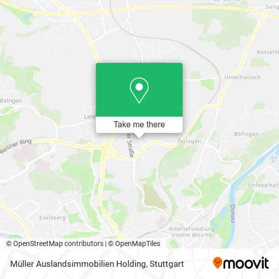 Карта Müller Auslandsimmobilien Holding