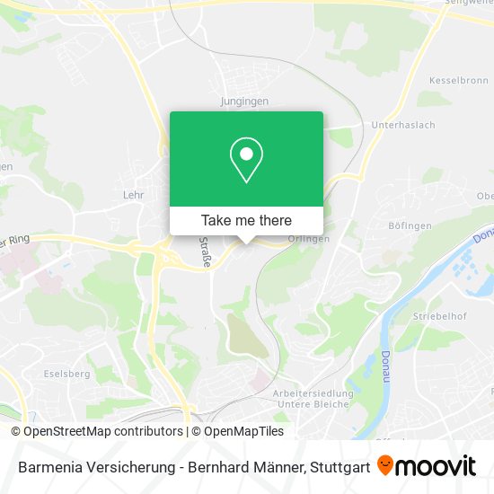 Barmenia Versicherung - Bernhard Männer map