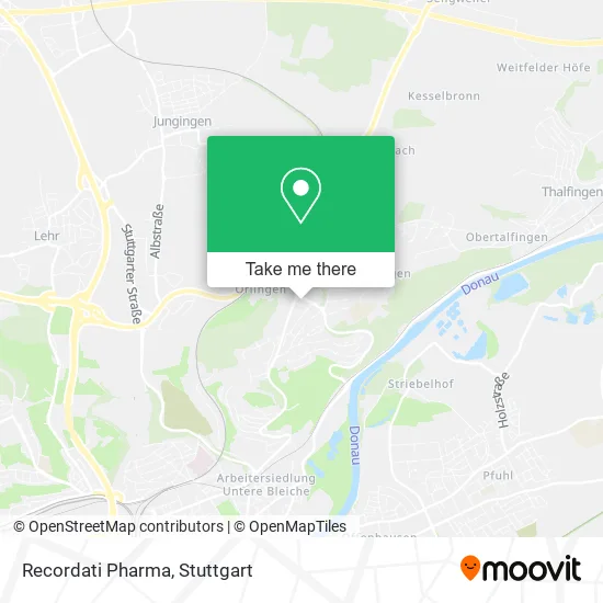 Карта Recordati Pharma