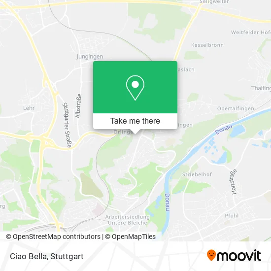 Карта Ciao Bella