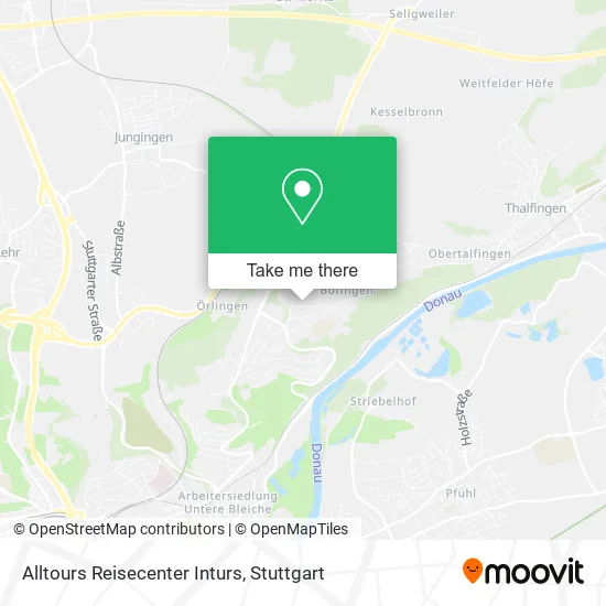 Alltours Reisecenter Inturs map
