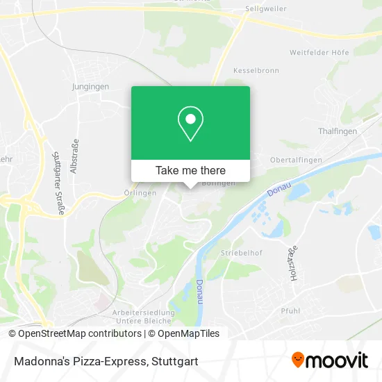 Карта Madonna's Pizza-Express