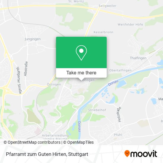 Pfarramt zum Guten Hirten map