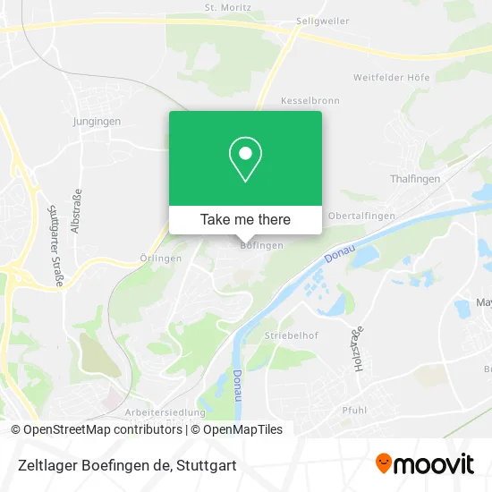 Карта Zeltlager Boefingen de
