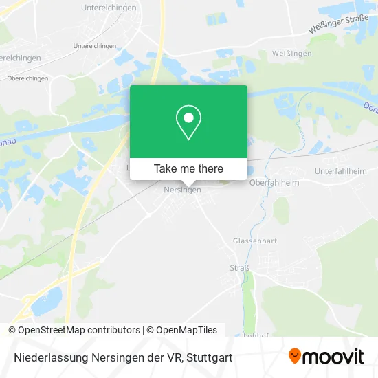 Карта Niederlassung Nersingen der VR