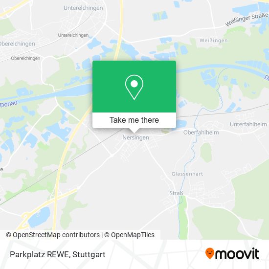 Parkplatz REWE map