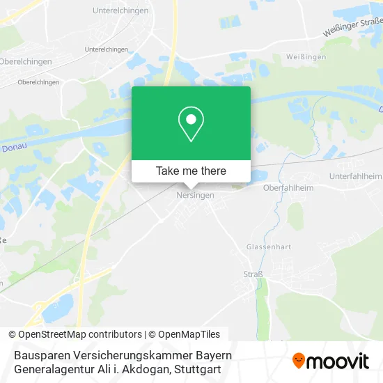 Карта Bausparen Versicherungskammer Bayern Generalagentur Ali i. Akdogan