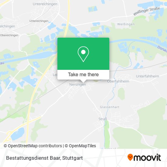Bestattungsdienst Baar map