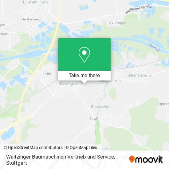 Карта Waitzinger Baumaschinen Vertrieb und Service