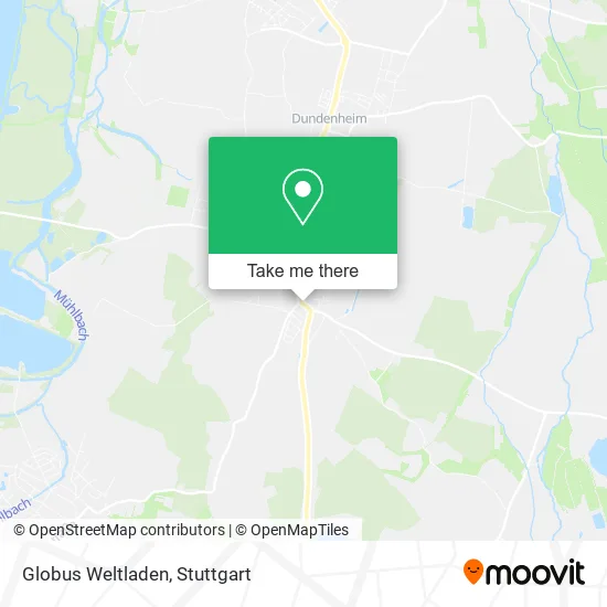 Карта Globus Weltladen