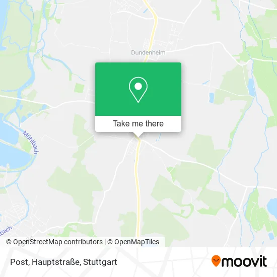 Карта Post, Hauptstraße