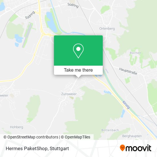 Карта Hermes PaketShop