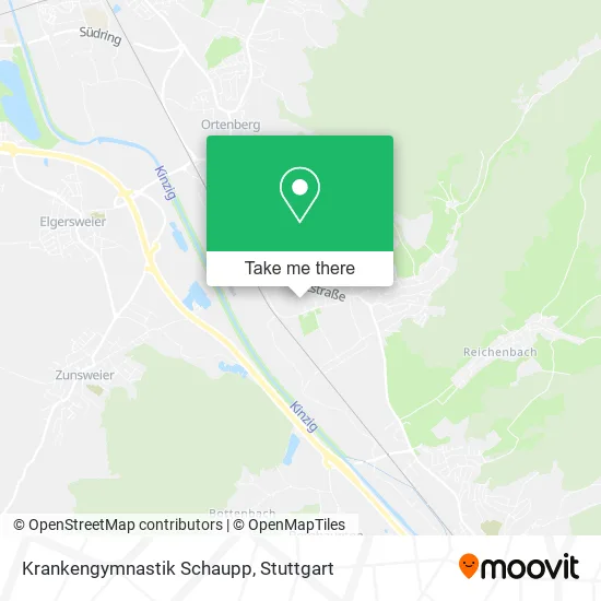 Карта Krankengymnastik Schaupp