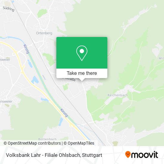 Volksbank Lahr - Filiale Ohlsbach map
