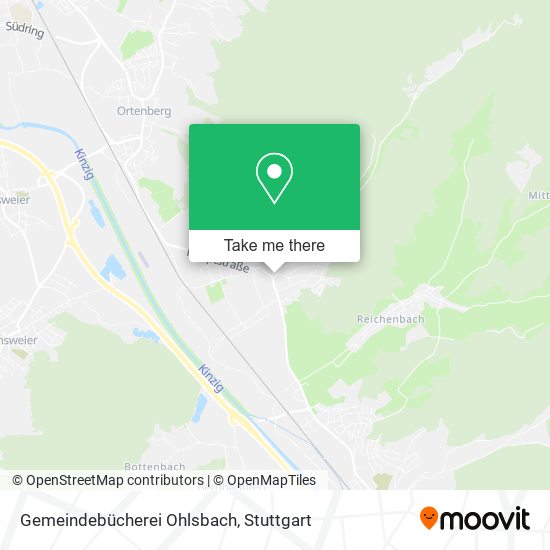 Gemeindebücherei Ohlsbach map