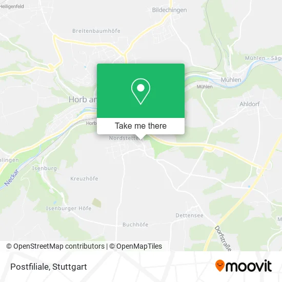 Карта Postfiliale