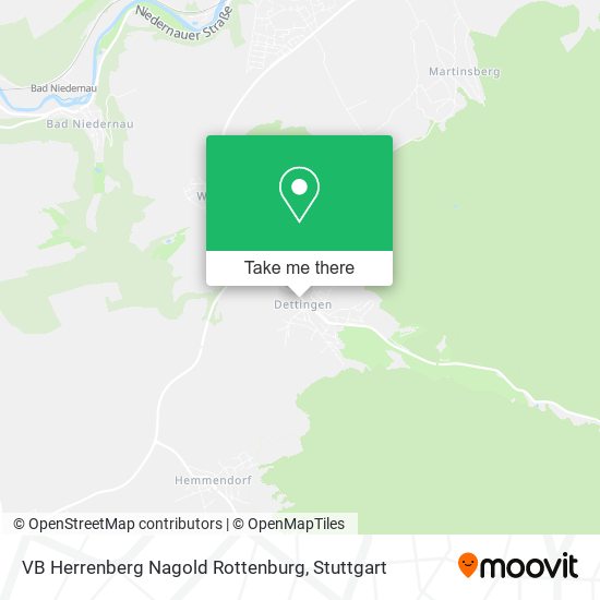 Карта VB Herrenberg Nagold Rottenburg