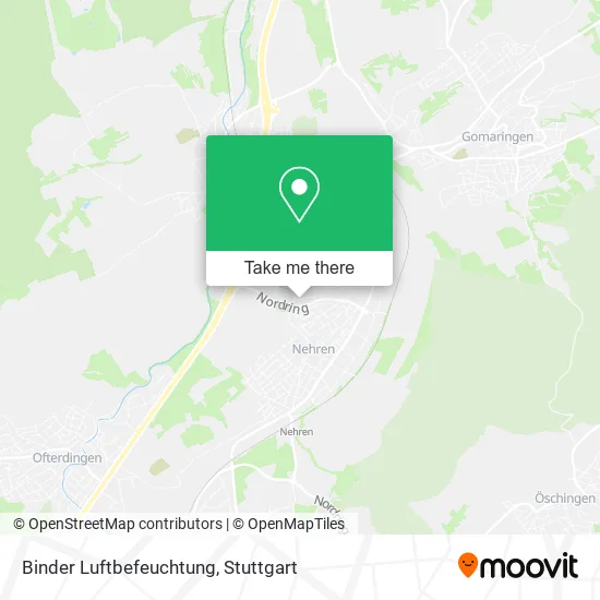 Карта Binder Luftbefeuchtung