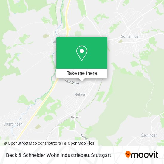 Beck & Schneider Wohn Industriebau map
