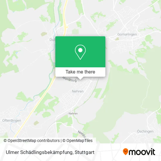Карта Ulmer Schädlingsbekämpfung