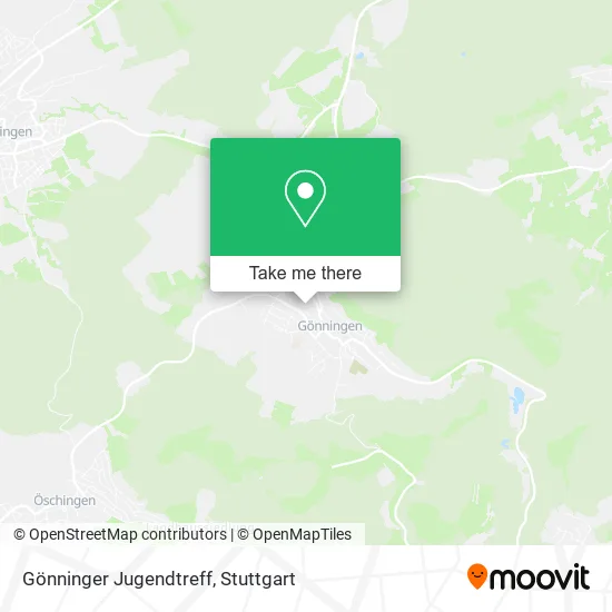 Карта Gönninger Jugendtreff
