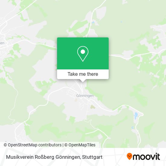 Musikverein Roßberg Gönningen map