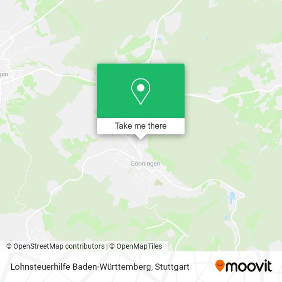 Карта Lohnsteuerhilfe Baden-Württemberg