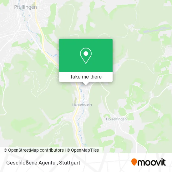 Карта Geschloßene Agentur