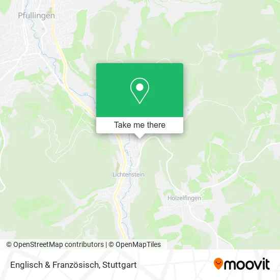 Карта Englisch & Französisch