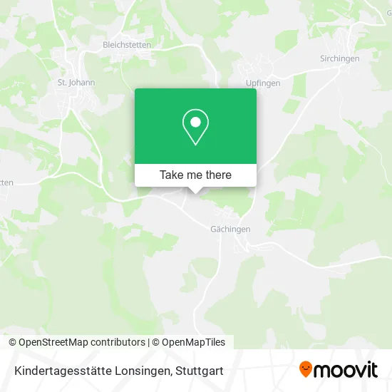 Карта Kindertagesstätte Lonsingen