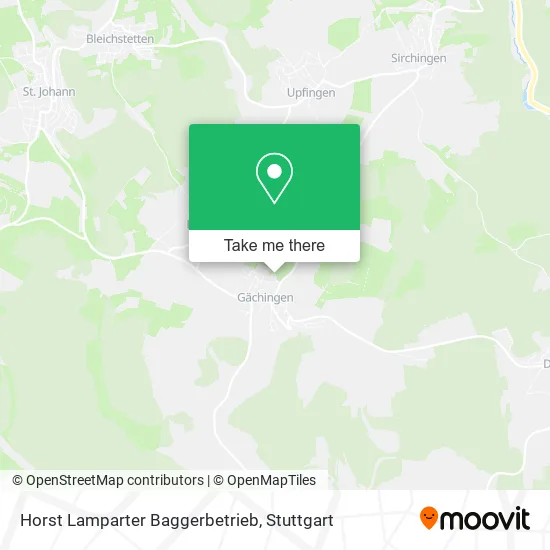 Карта Horst Lamparter Baggerbetrieb