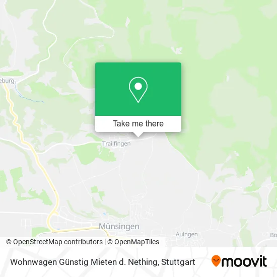Карта Wohnwagen Günstig Mieten d. Nething