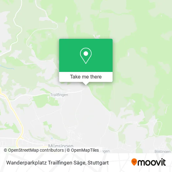 Карта Wanderparkplatz Trailfingen Säge