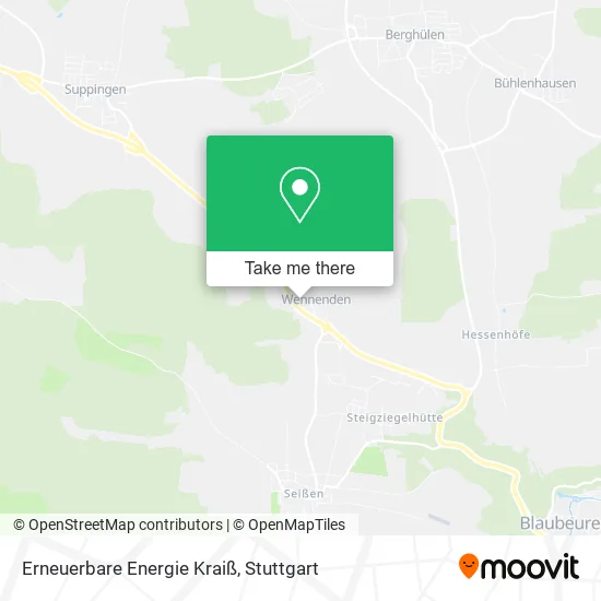 Карта Erneuerbare Energie Kraiß