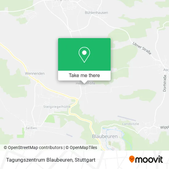 Карта Tagungszentrum Blaubeuren