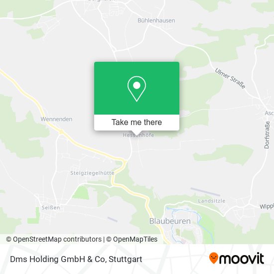 Dms Holding GmbH & Co map