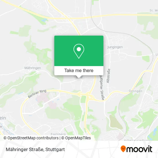 Карта Mähringer Straße