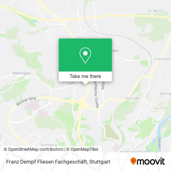 Карта Franz Dempf Fliesen Fachgeschäft