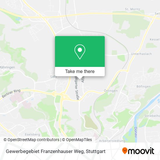 Карта Gewerbegebiet Franzenhauser Weg
